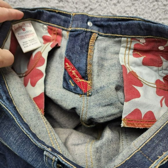 Lucky Brand Jeans Womens 27 Petite Easy Rider Stretch Relaxed Fit Faded Mid Rise - Picture 14 of 15